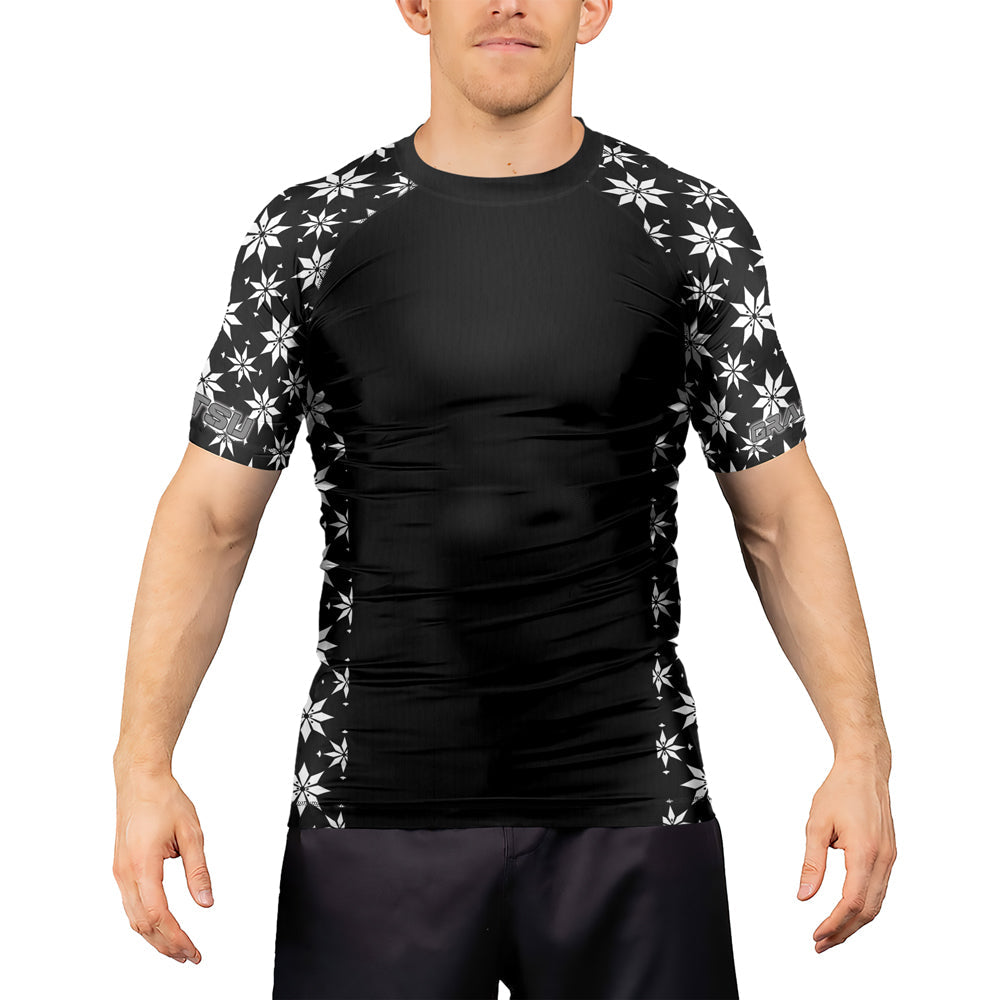 Rashninja Camouflage Black Fusion Men's Long Sleeve Rash Guard