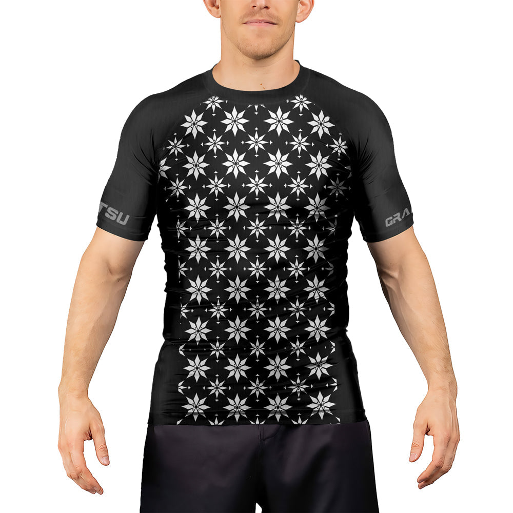 Rashninja Camouflage Black Fusion Men's Long Sleeve Rash Guard