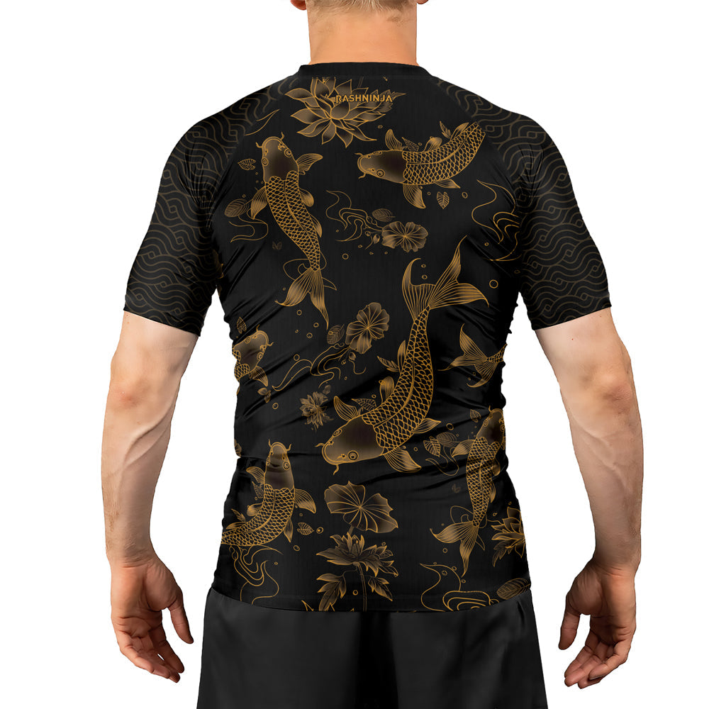 Rashninja Samurai Koi Valor Men's Short Sleeve Rash Guard