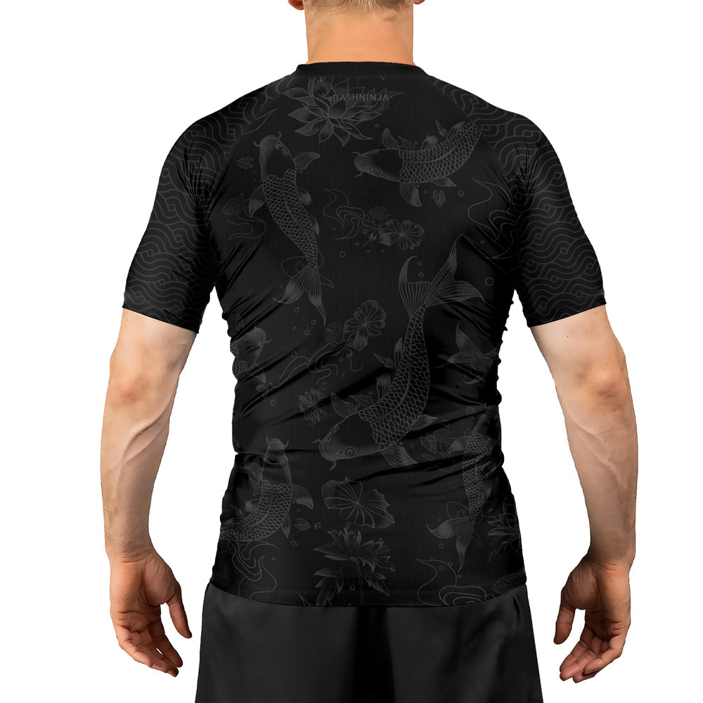 Rashninja Samurai Koi Valor Men's Short Sleeve Rash Guard