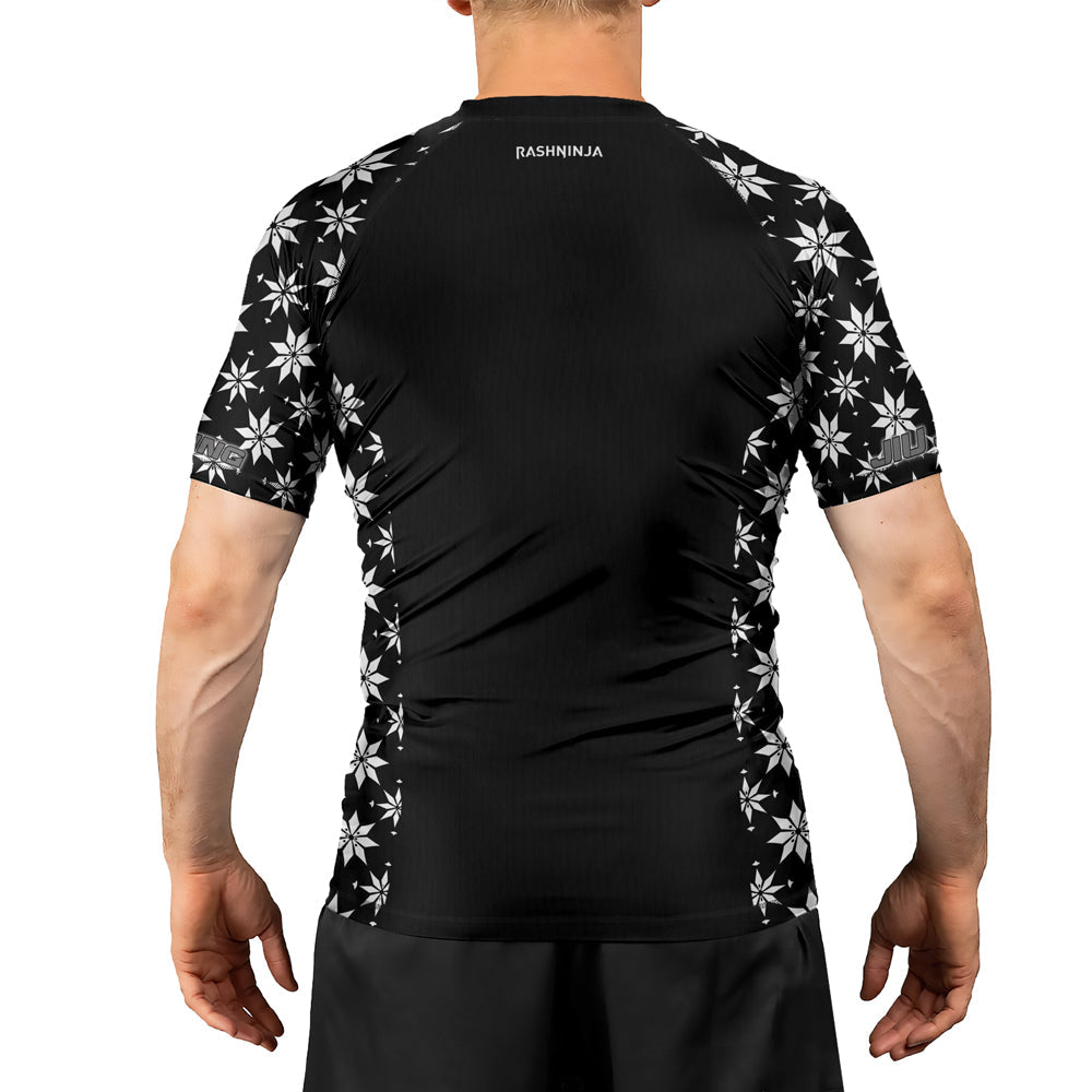 Rashninja Camouflage Black Fusion Men's Long Sleeve Rash Guard