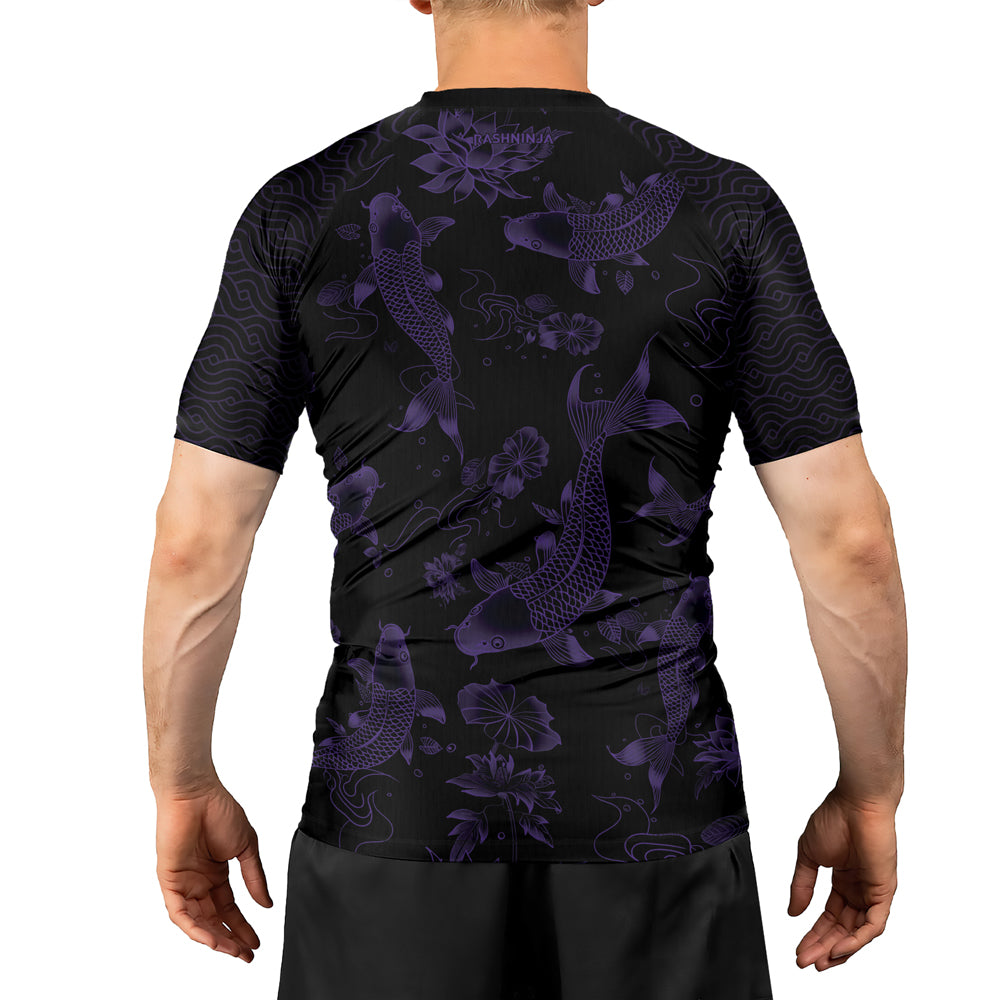 Rashninja Samurai Koi Valor Men's Short Sleeve Rash Guard