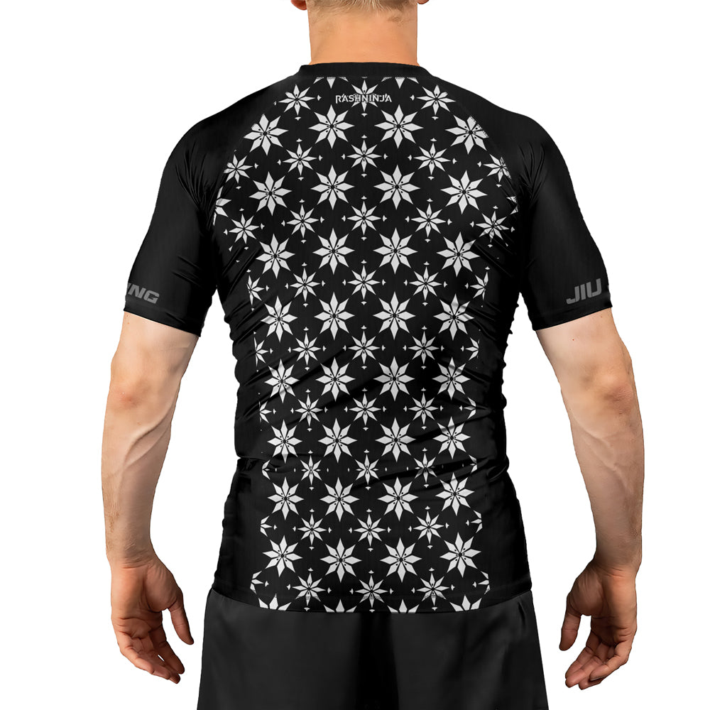Rashninja Camouflage Black Fusion Men's Long Sleeve Rash Guard