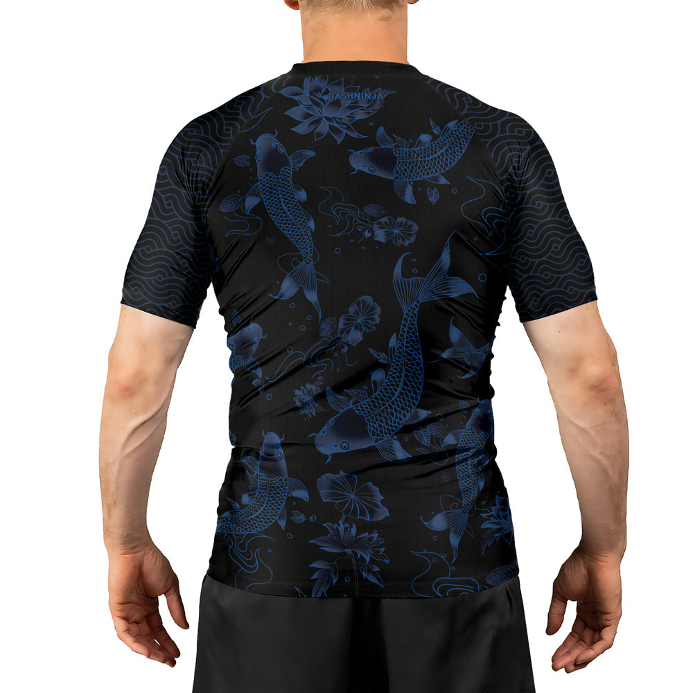 Rashninja Samurai Koi Valor Men's Short Sleeve Rash Guard