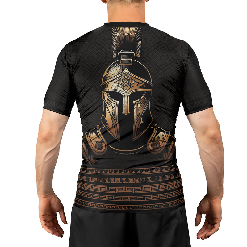 Rashninja Spartan Warrior Forge Men's Short Sleeve Rash Guard