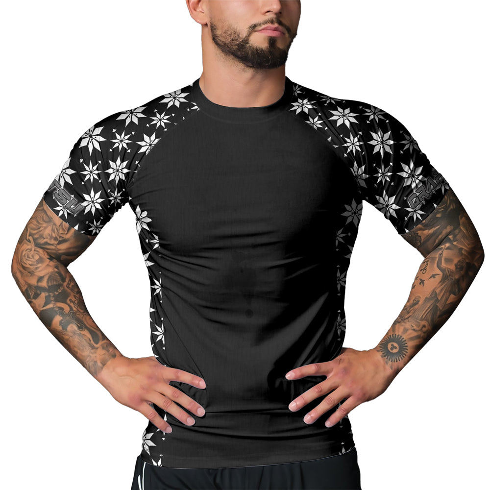 Rashninja Camouflage Black Fusion Men's Long Sleeve Rash Guard