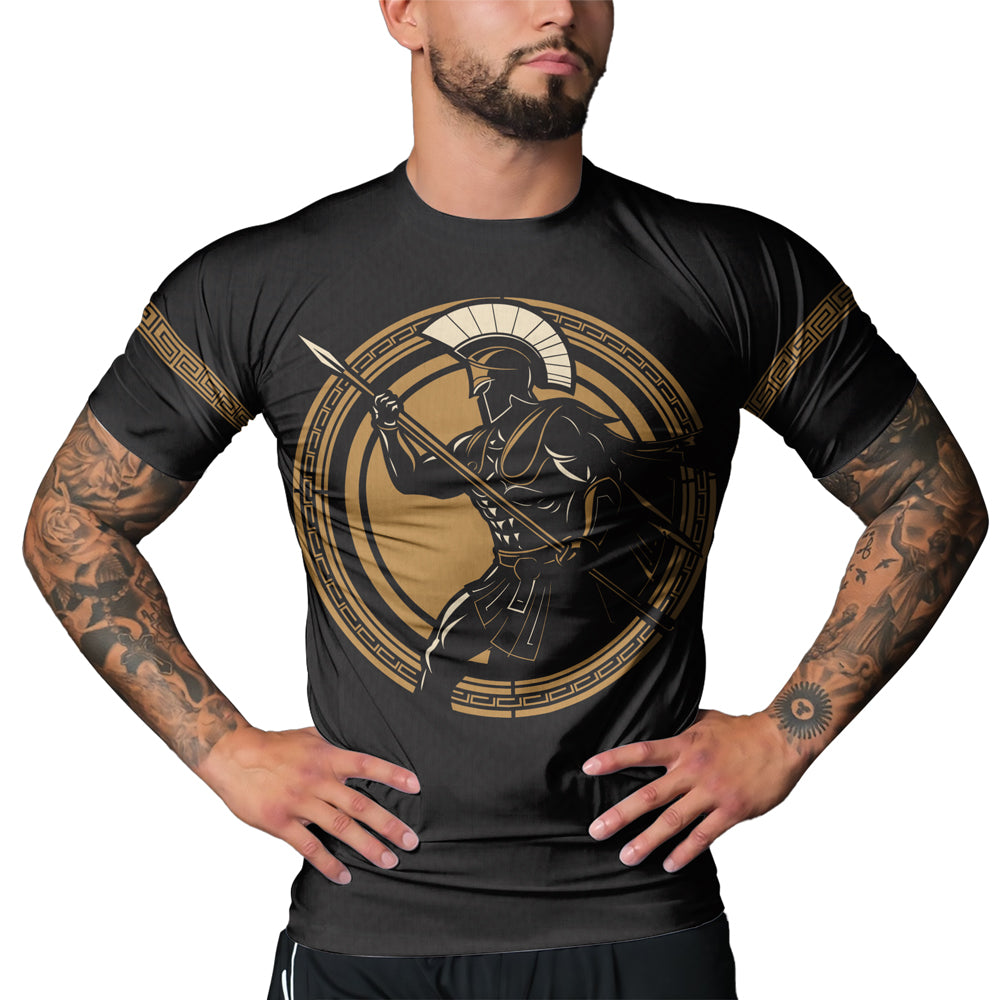 Rashninja Spartan Spearlord Men's Short Sleeve Rash Guard