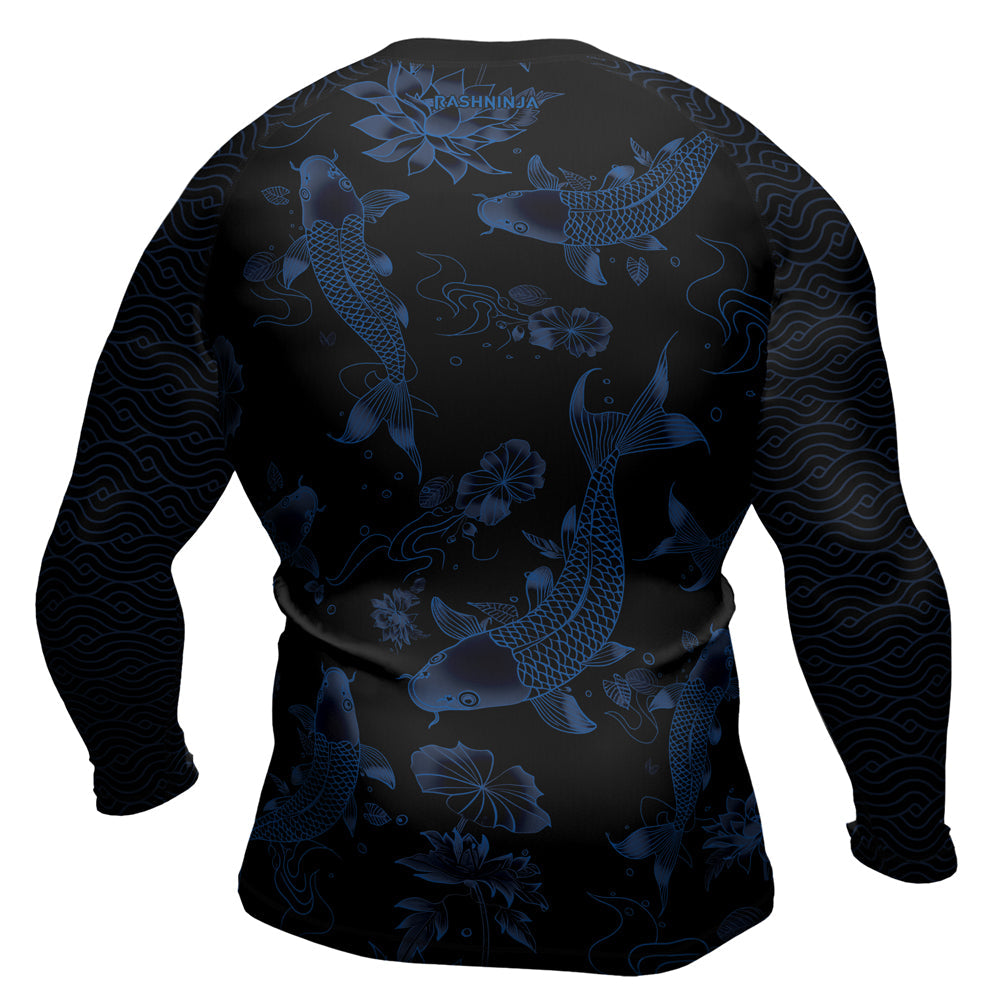 Rashninja Samurai Koi Valor Men's Long Sleeve Rash Guard
