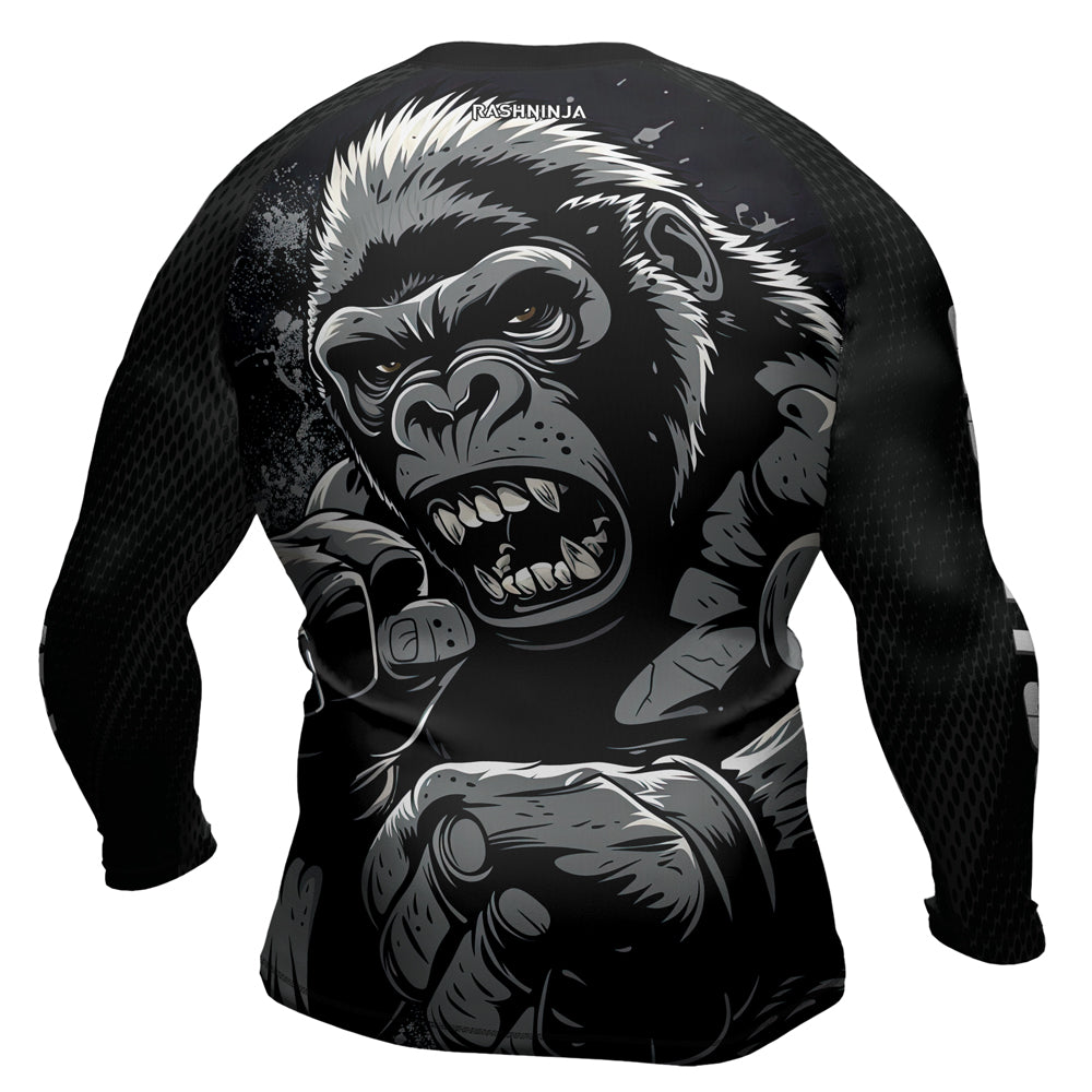 Rashninja Gorilla Wild Monarch Men's Long Sleeve Rash Guard