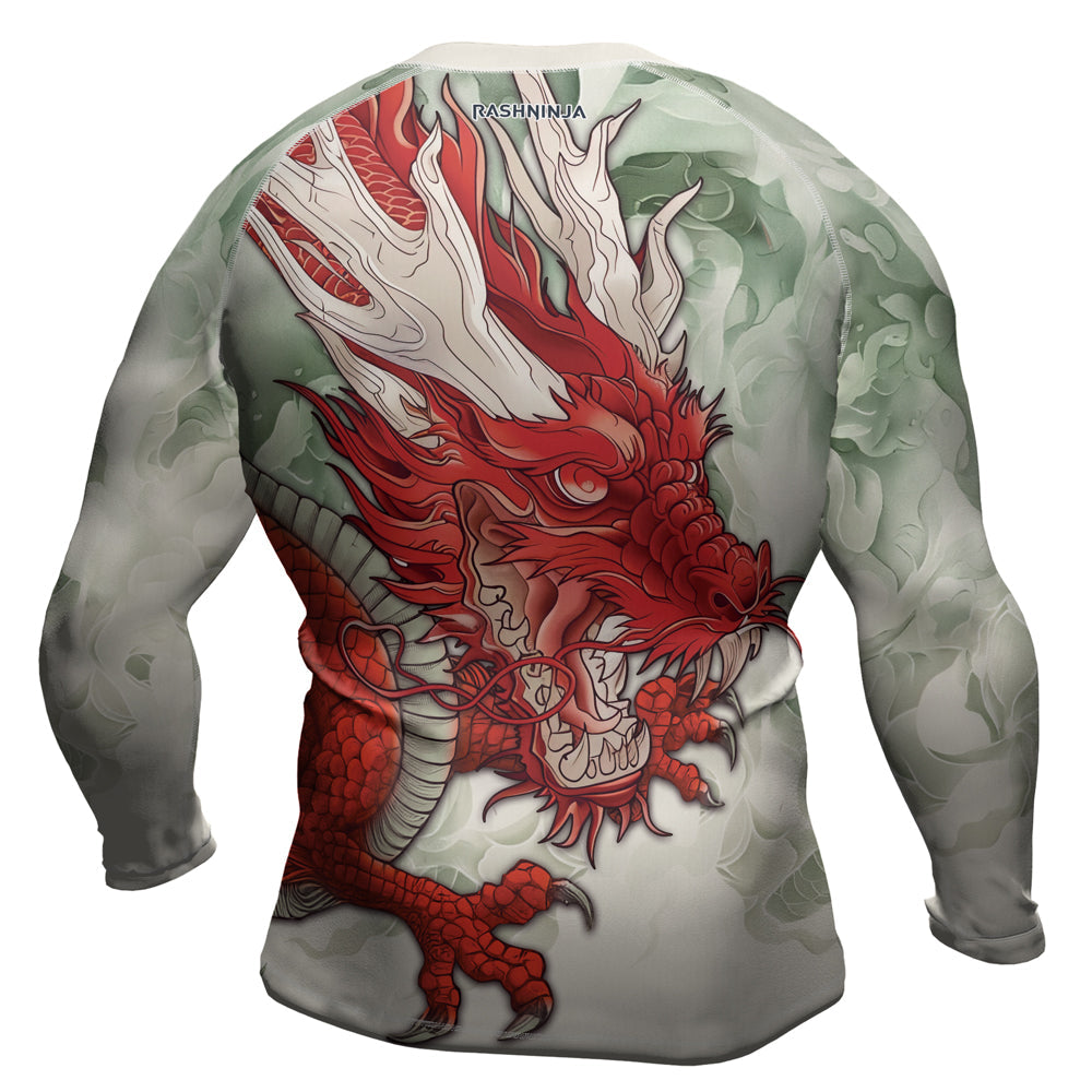 Rashninja Dragon Storm Sovereign Men's Long Sleeve Rash Guard