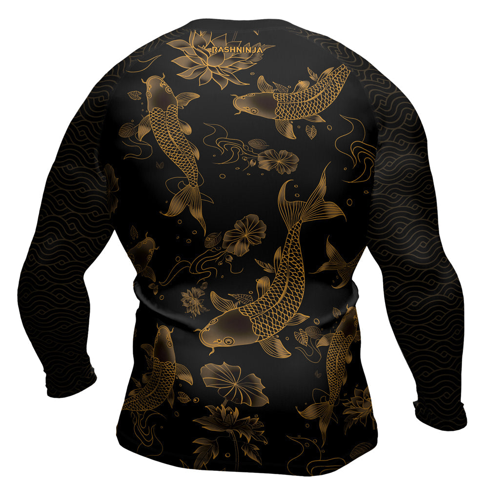 Rashninja Samurai Koi Valor Men's Long Sleeve Rash Guard
