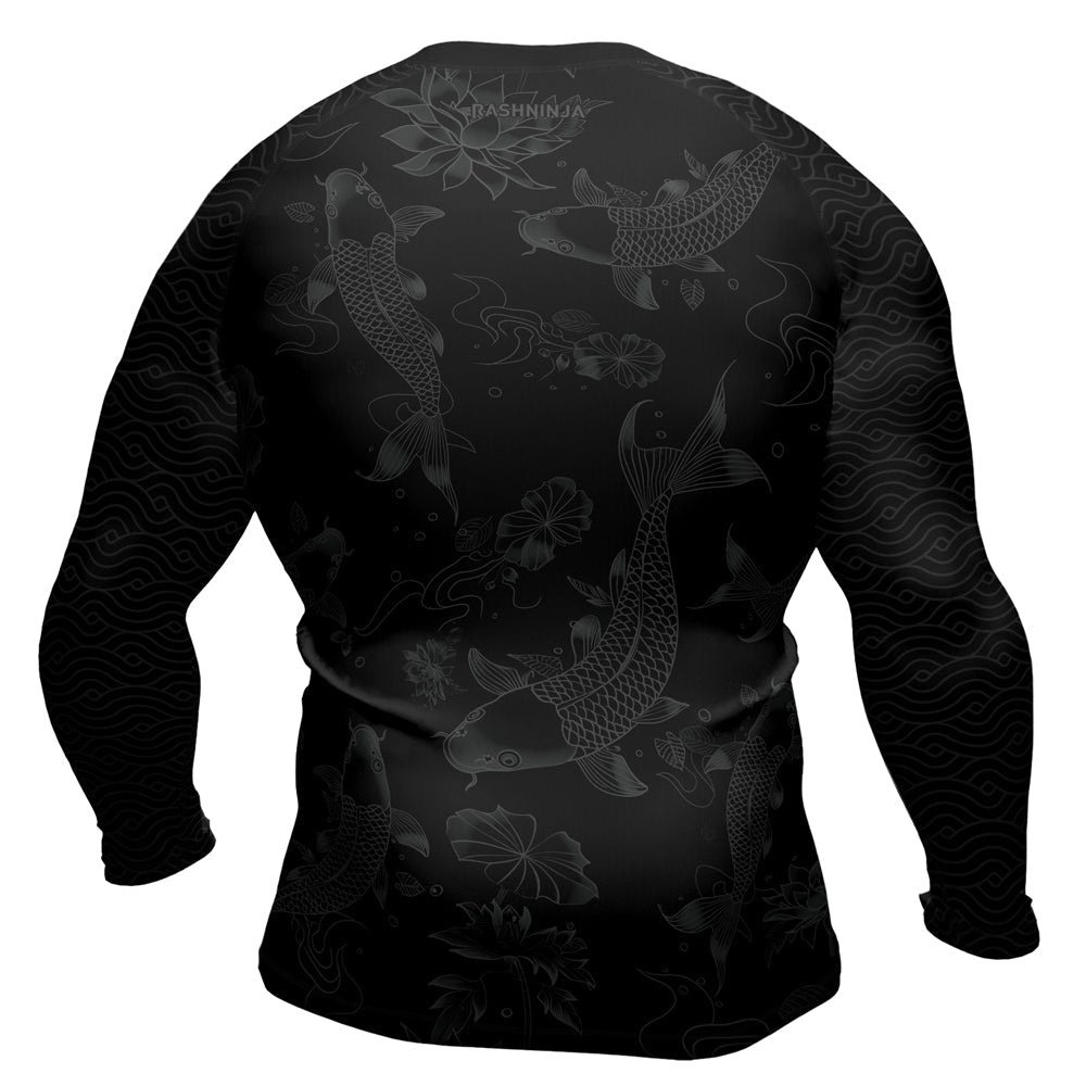 Rashninja Samurai Koi Valor Men's Long Sleeve Rash Guard
