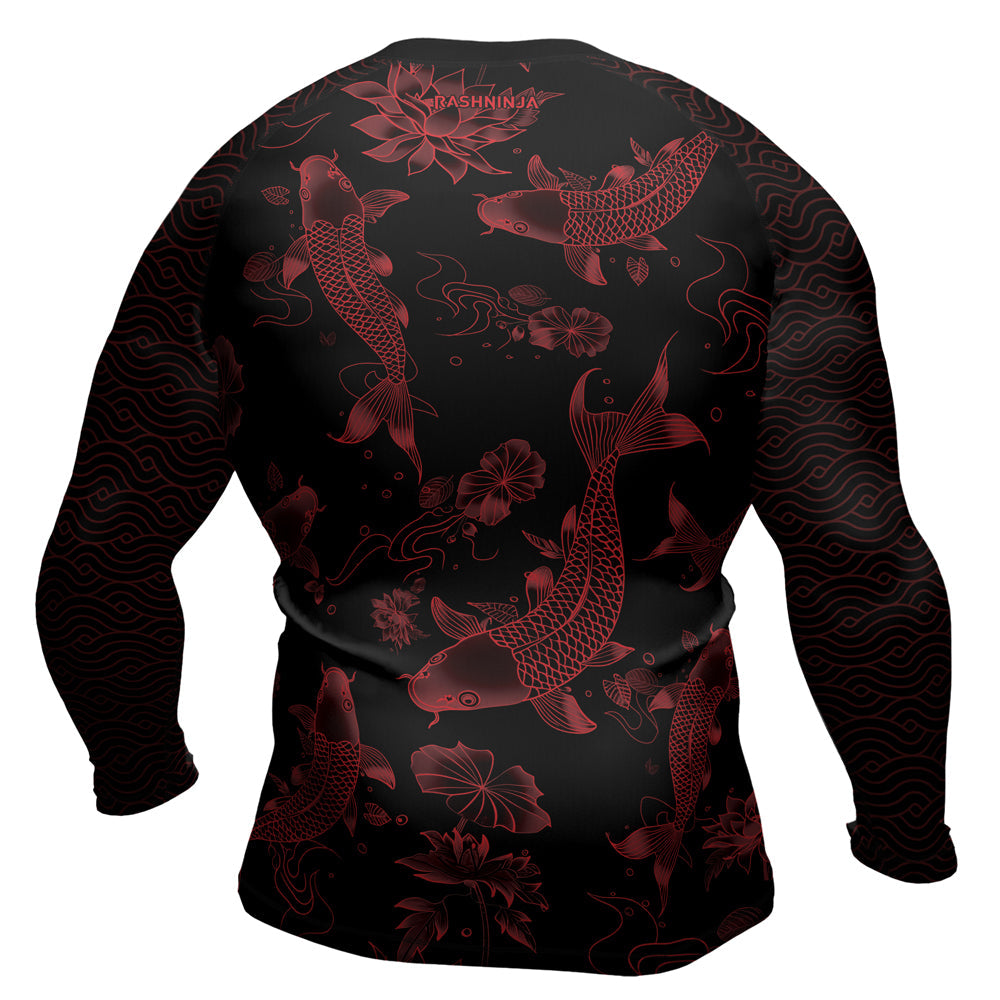 Rashninja Samurai Koi Valor Men's Long Sleeve Rash Guard