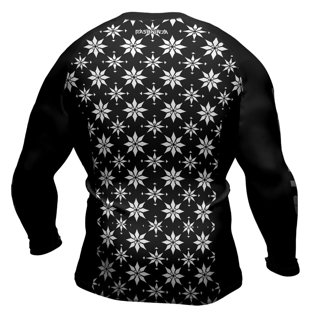 Rashninja Camouflage Black Fusion Men's Long Sleeve Rash Guard