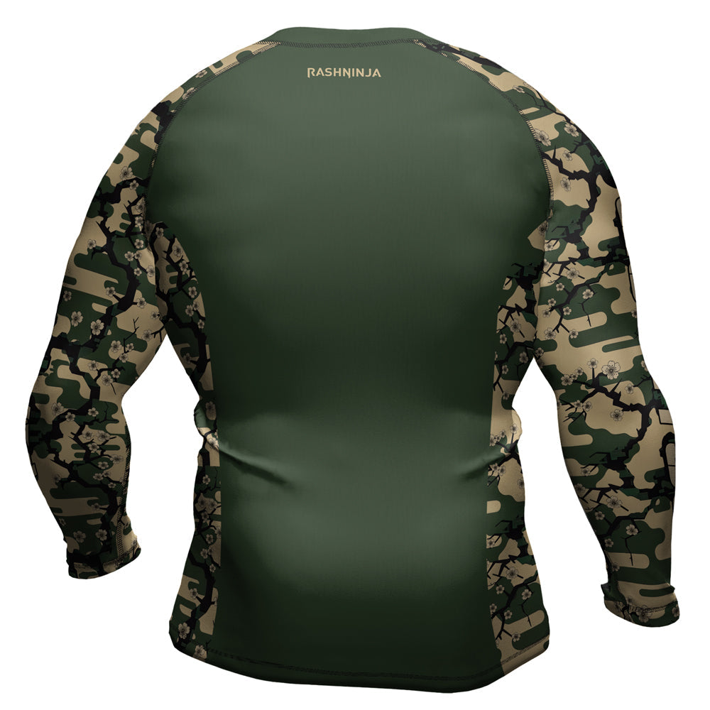 Rashninja Camouflage Jungle Phantom Men's Long Sleeve Rash Guard