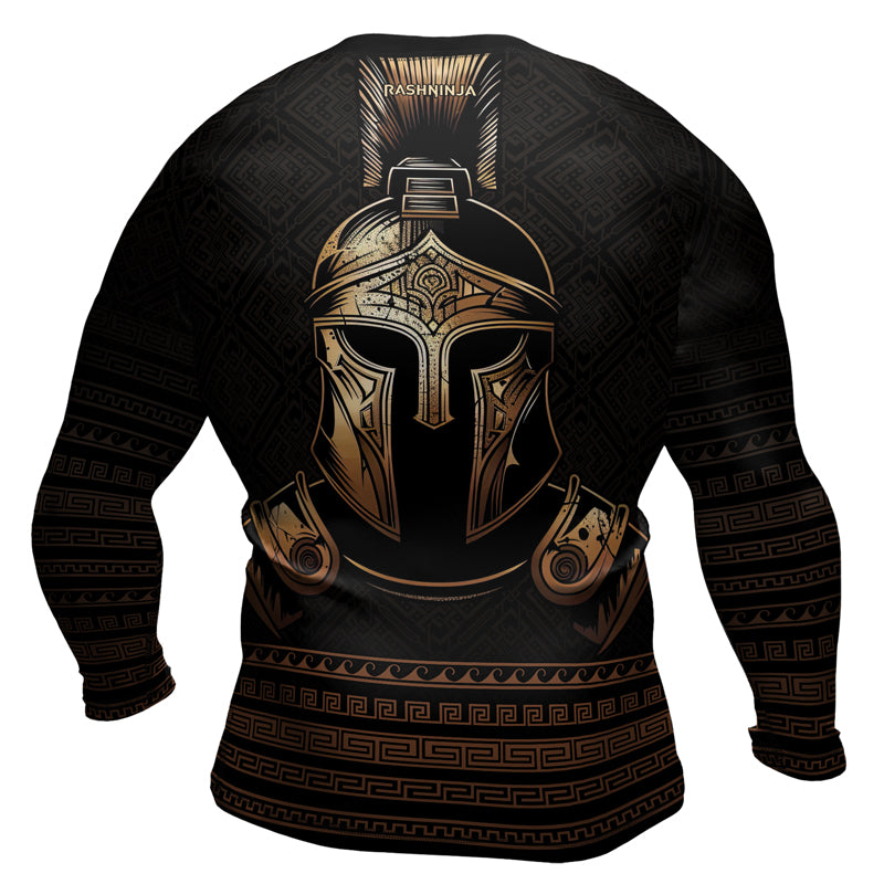Rashninja Spartan Warrior Forge Men's Long Sleeve Rash Guard