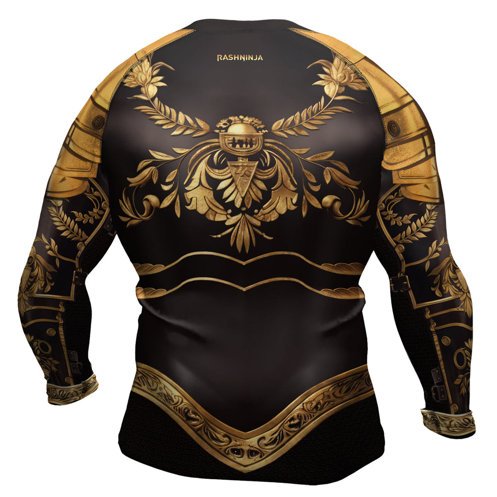 Rashninja Royal Gold Armor Men's Long Sleeve Rash Guard