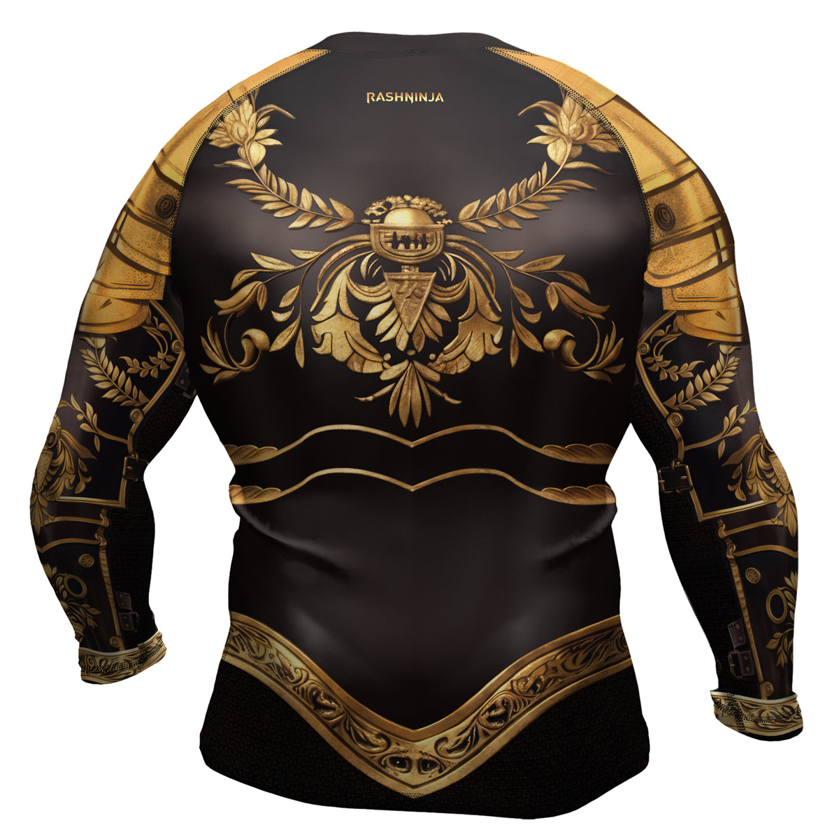 Rashninja Royal Gold Armor Men's Long Sleeve Rash Guard