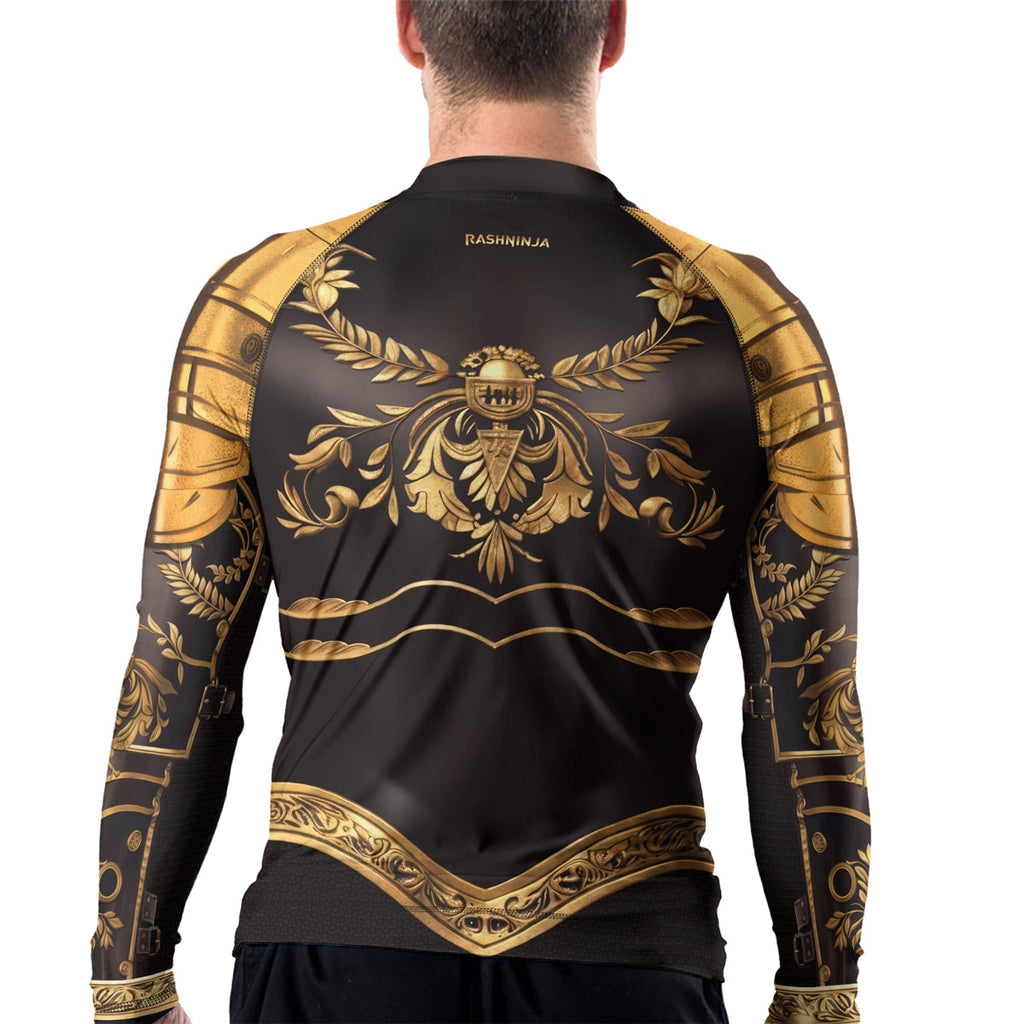 Rashninja Royal Gold Armor Men's Long Sleeve Rash Guard