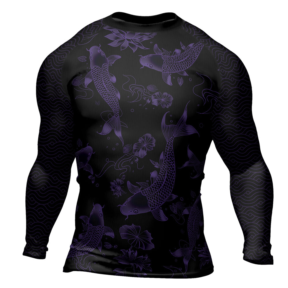 Rashninja Samurai Koi Valor Men's Long Sleeve Rash Guard