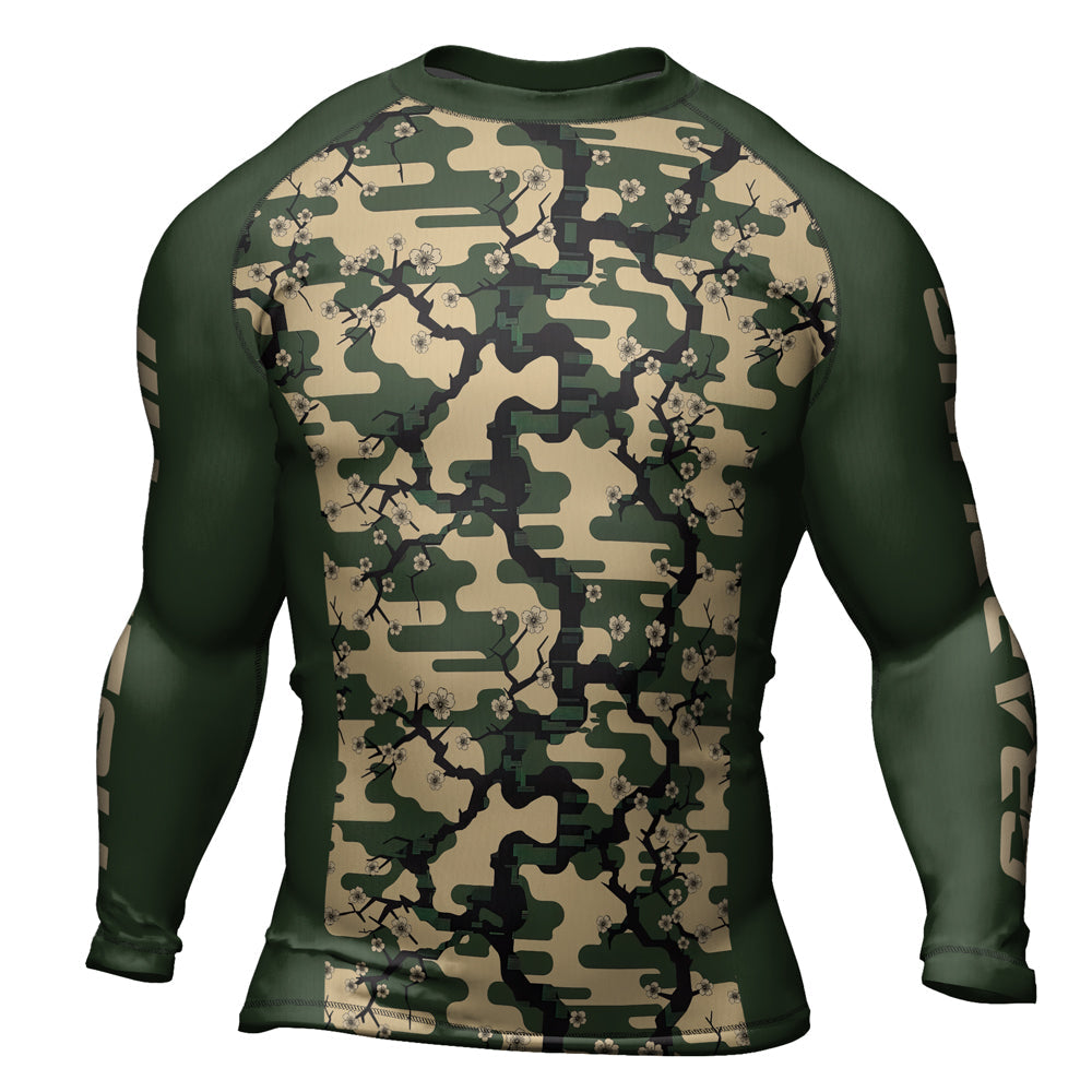 Rashninja Camouflage Jungle Phantom Men's Long Sleeve Rash Guard