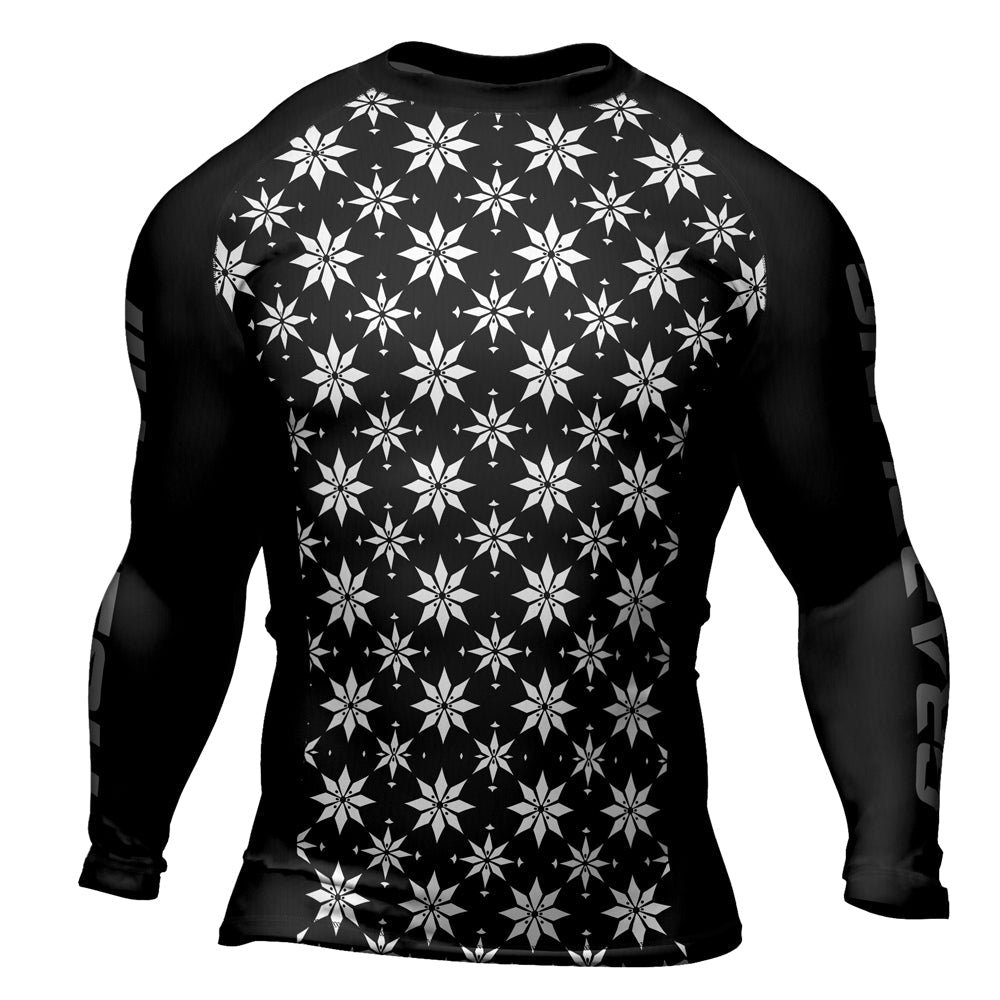 Rashninja Camouflage Black Fusion Men's Long Sleeve Rash Guard