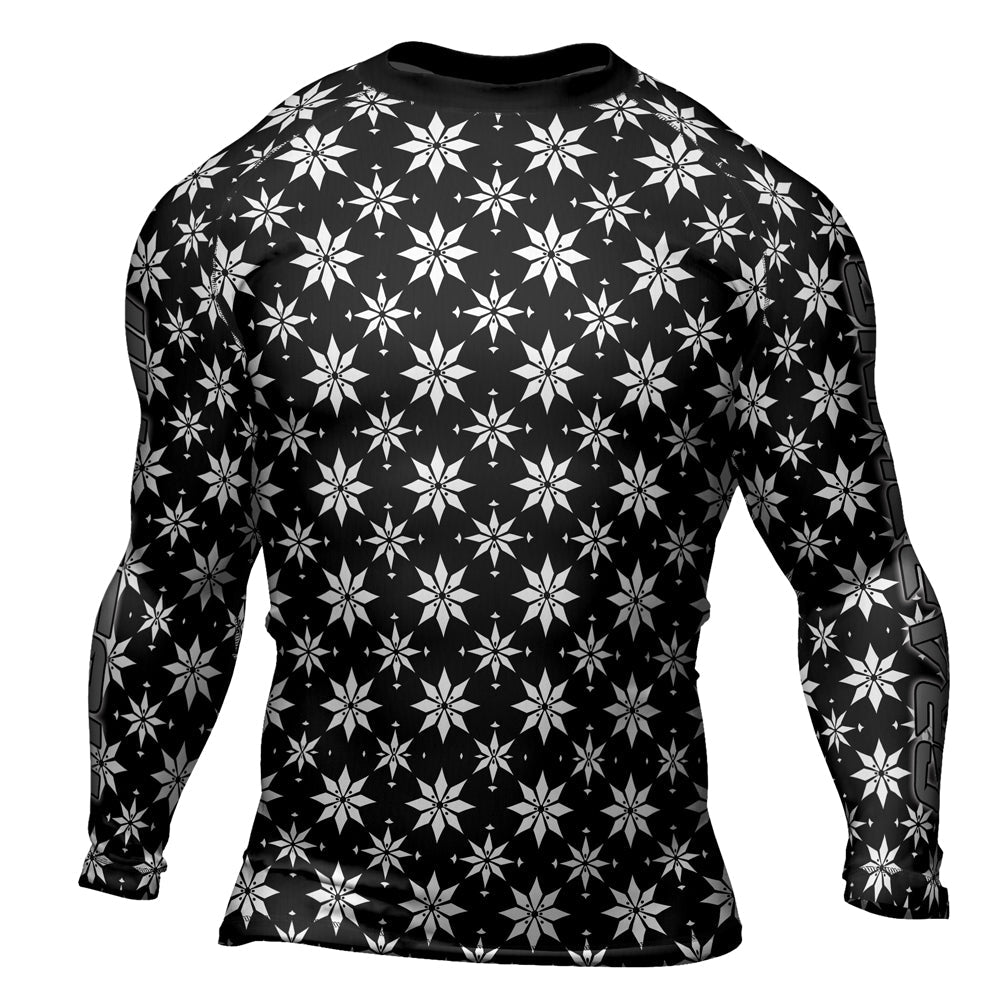 Rashninja Camouflage Black Fusion Men's Long Sleeve Rash Guard