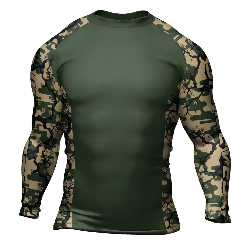 Rashninja Camouflage Jungle Phantom Men's Long Sleeve Rash Guard