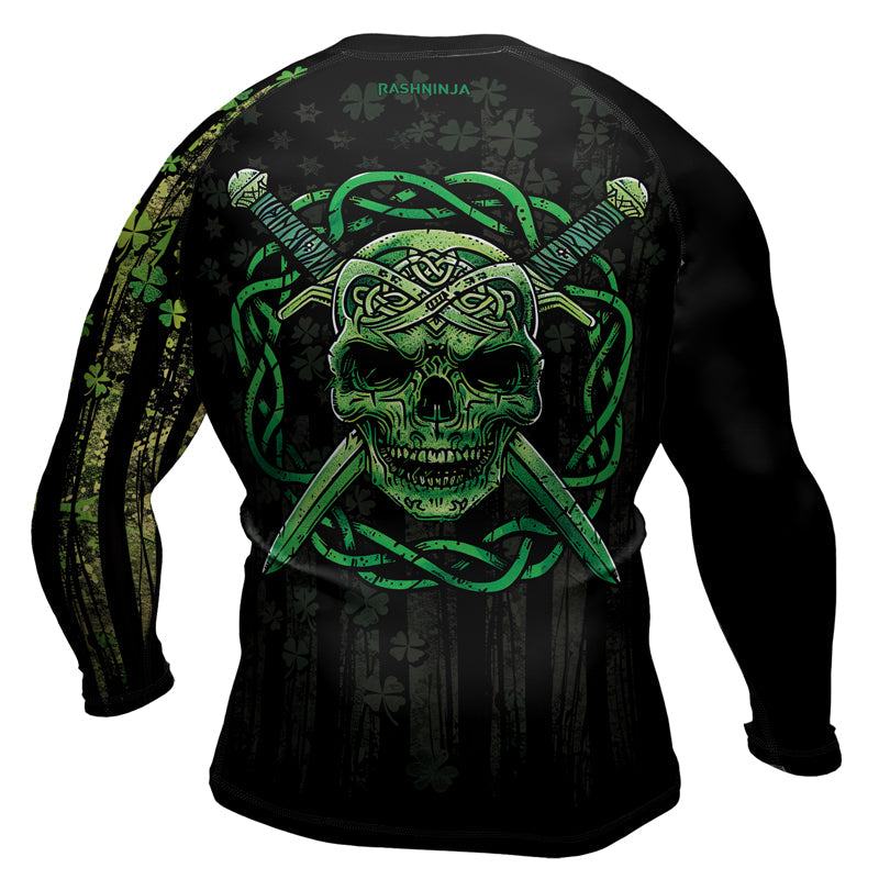 Rashninja Celtic Skull Guardian Men's Long Sleeve Rash Guard
