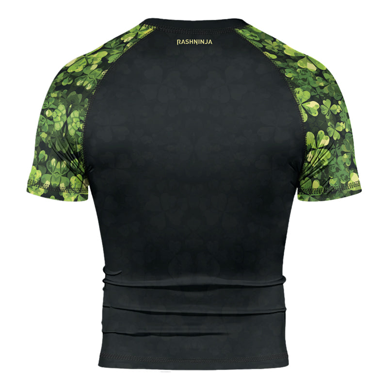Rashninja Shamrock Warrior Men's Short Sleeve Rash Guard
