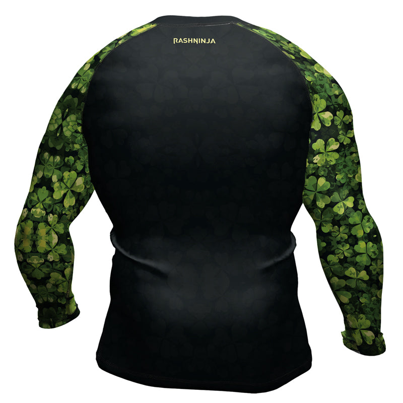 Rashninja Shamrock Warrior Men's Long Sleeve Rash Guard