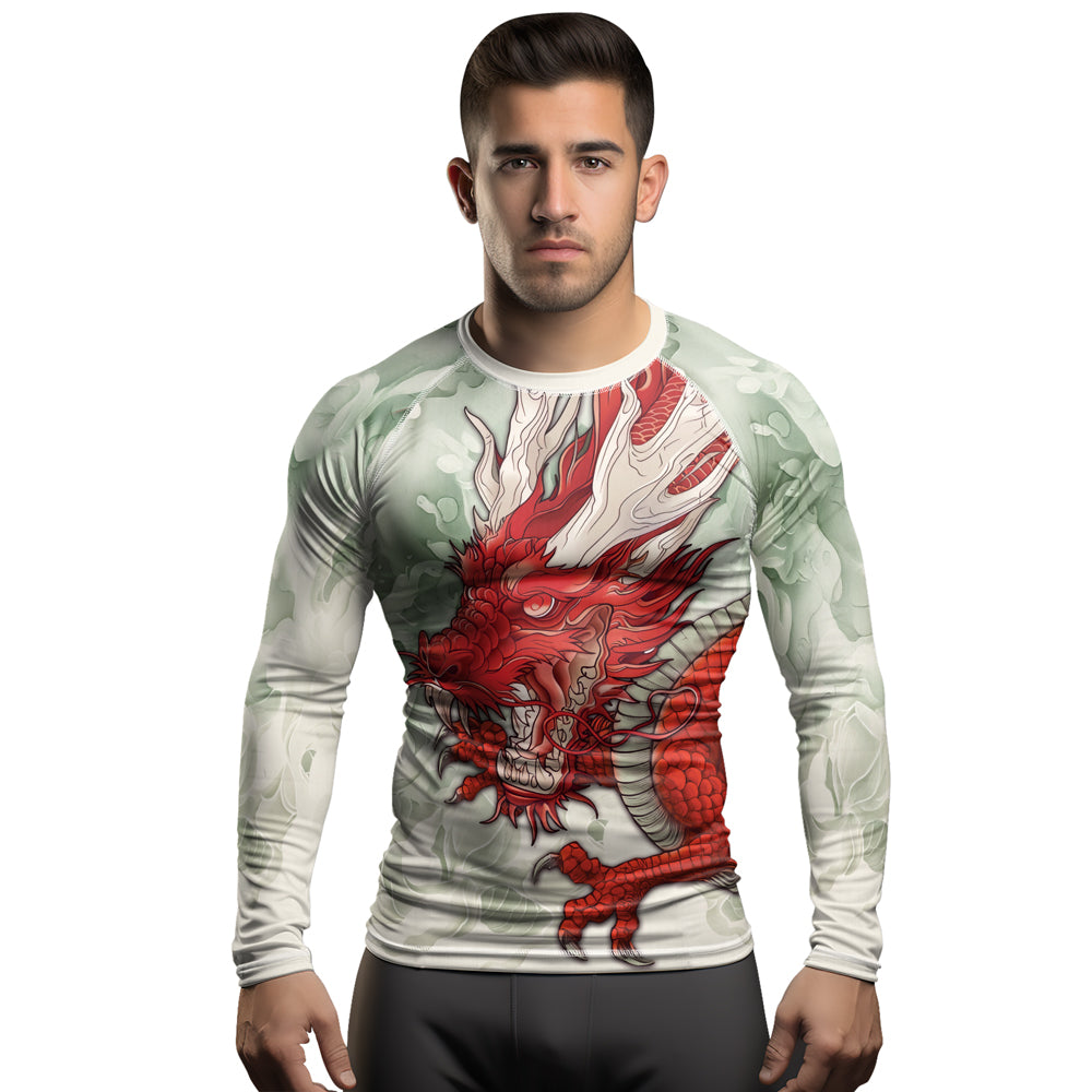 Rashninja Dragon Storm Sovereign Men's Long Sleeve Rash Guard