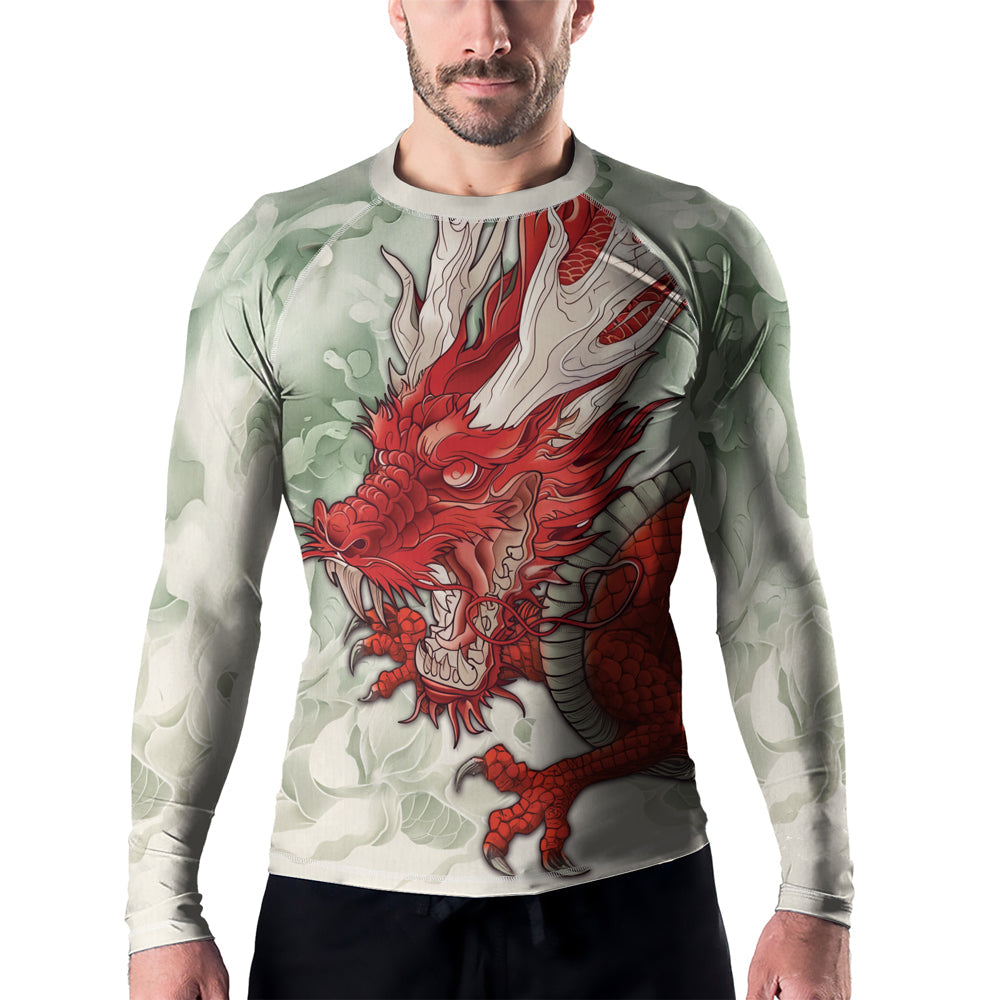 Rashninja Dragon Storm Sovereign Men's Long Sleeve Rash Guard