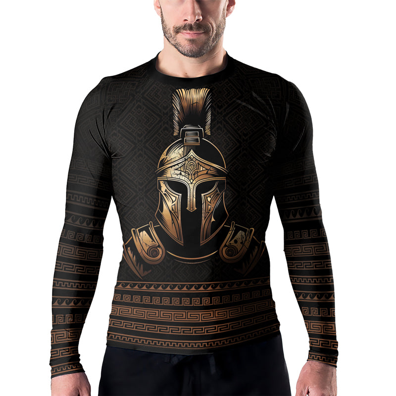 Rashninja Spartan Warrior Forge Men's Long Sleeve Rash Guard