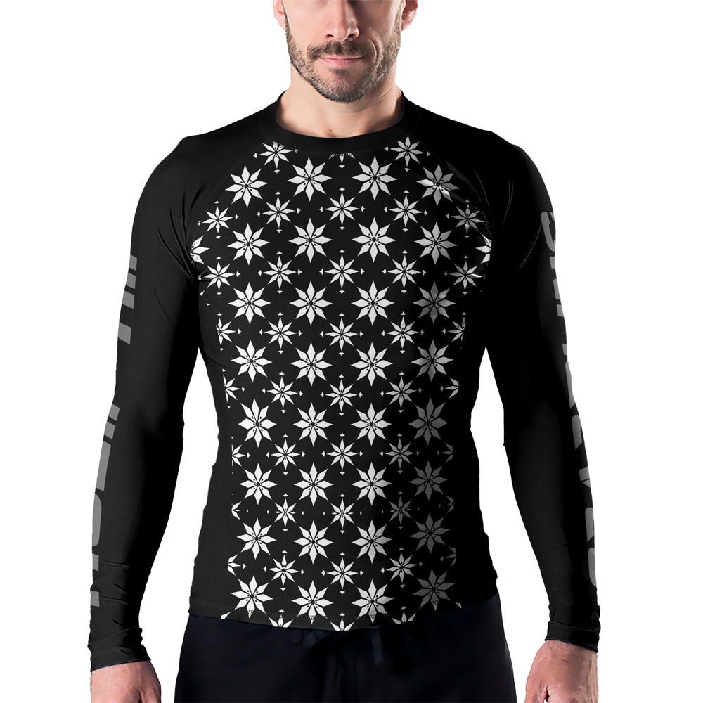 Rashninja Camouflage Black Fusion Men's Long Sleeve Rash Guard