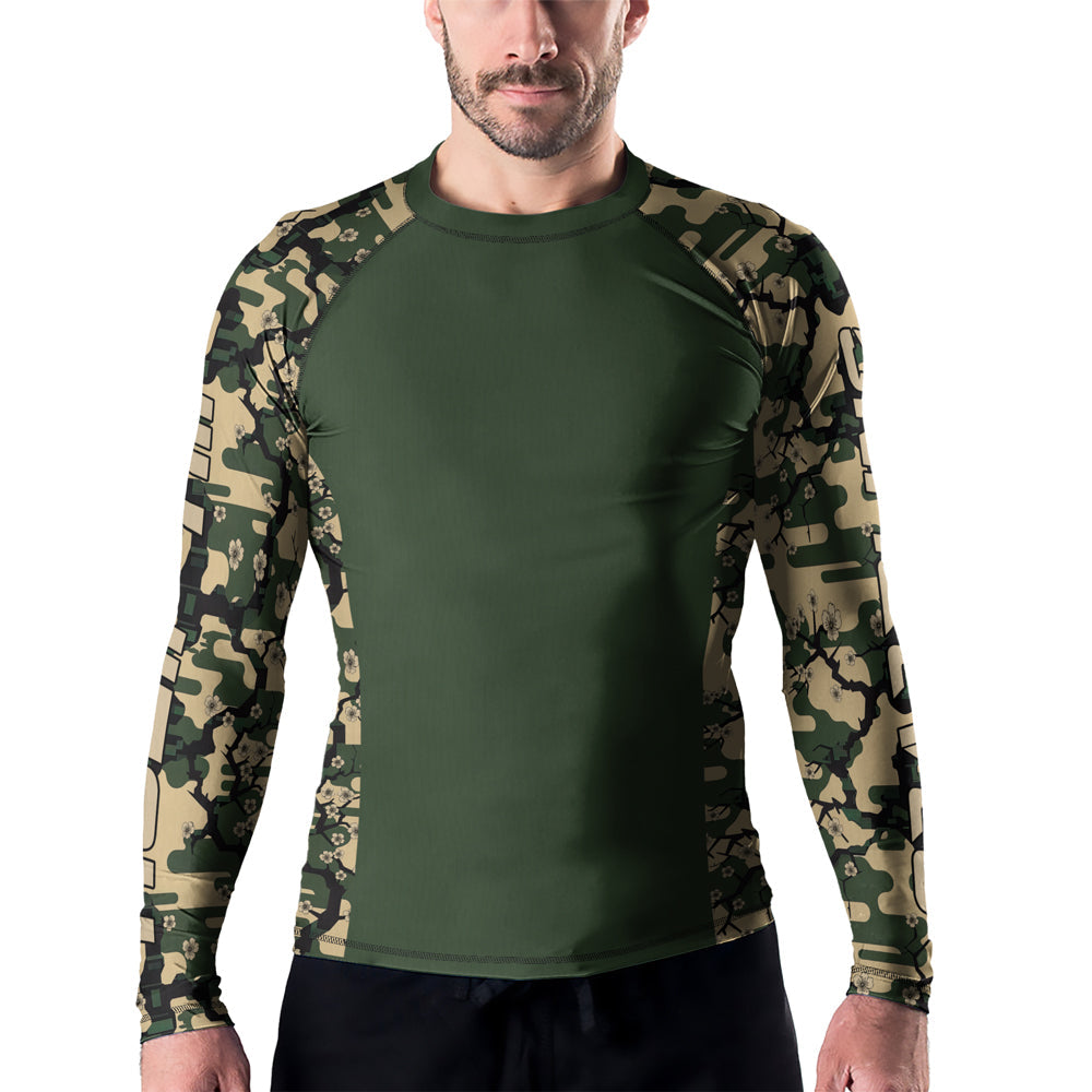 Rashninja Camouflage Jungle Phantom Men's Long Sleeve Rash Guard