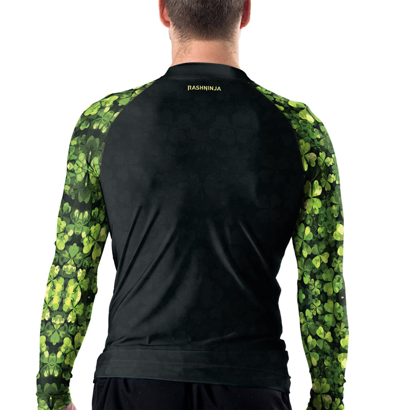 Rashninja Shamrock Warrior Men's Long Sleeve Rash Guard