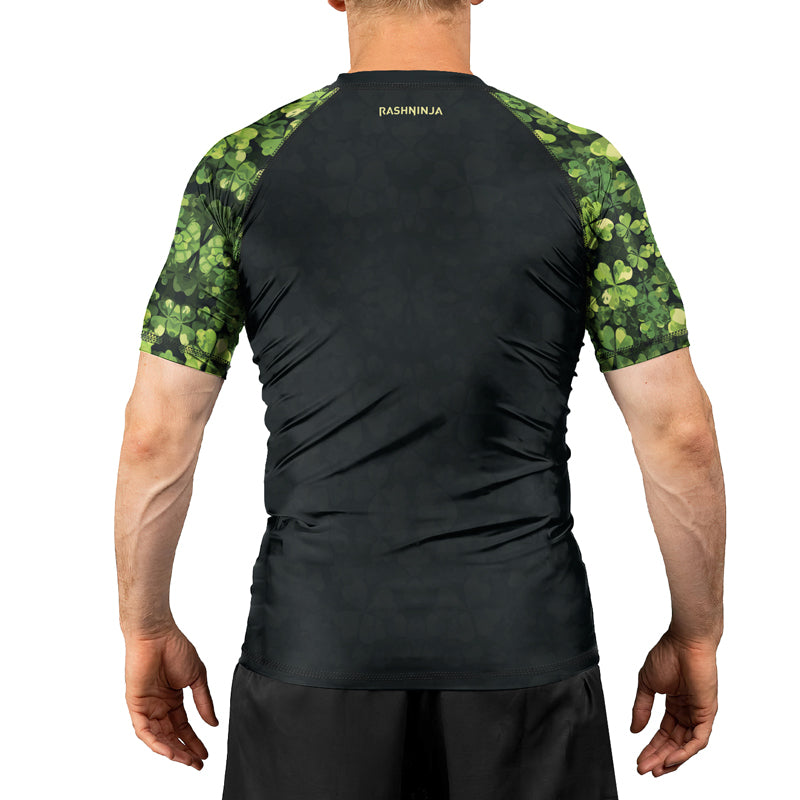 Rashninja Shamrock Warrior Men's Short Sleeve Rash Guard