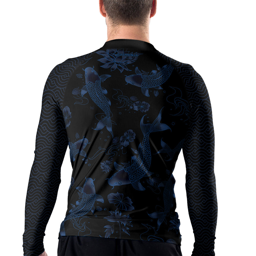 Rashninja Samurai Koi Valor Men's Long Sleeve Rash Guard