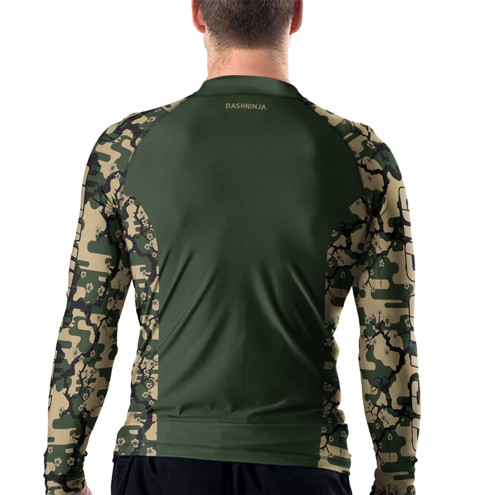Rashninja Camouflage Jungle Phantom Men's Long Sleeve Rash Guard