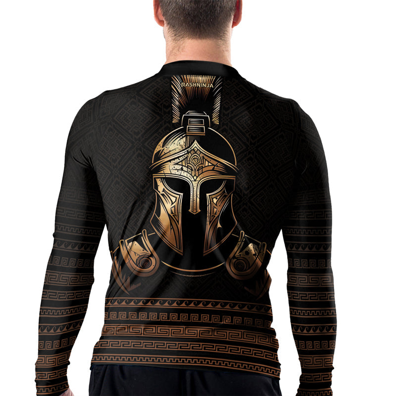 Rashninja Spartan Warrior Forge Men's Long Sleeve Rash Guard
