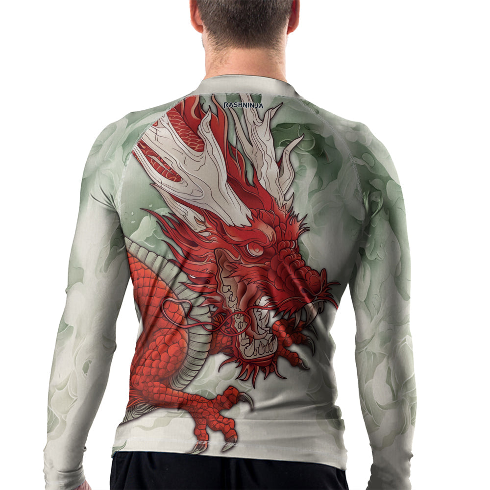 Rashninja Dragon Storm Sovereign Men's Long Sleeve Rash Guard