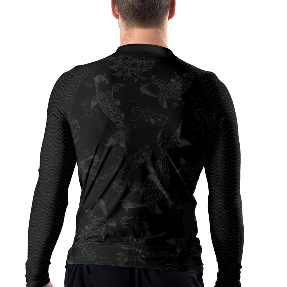 Rashninja Samurai Koi Valor Men's Long Sleeve Rash Guard