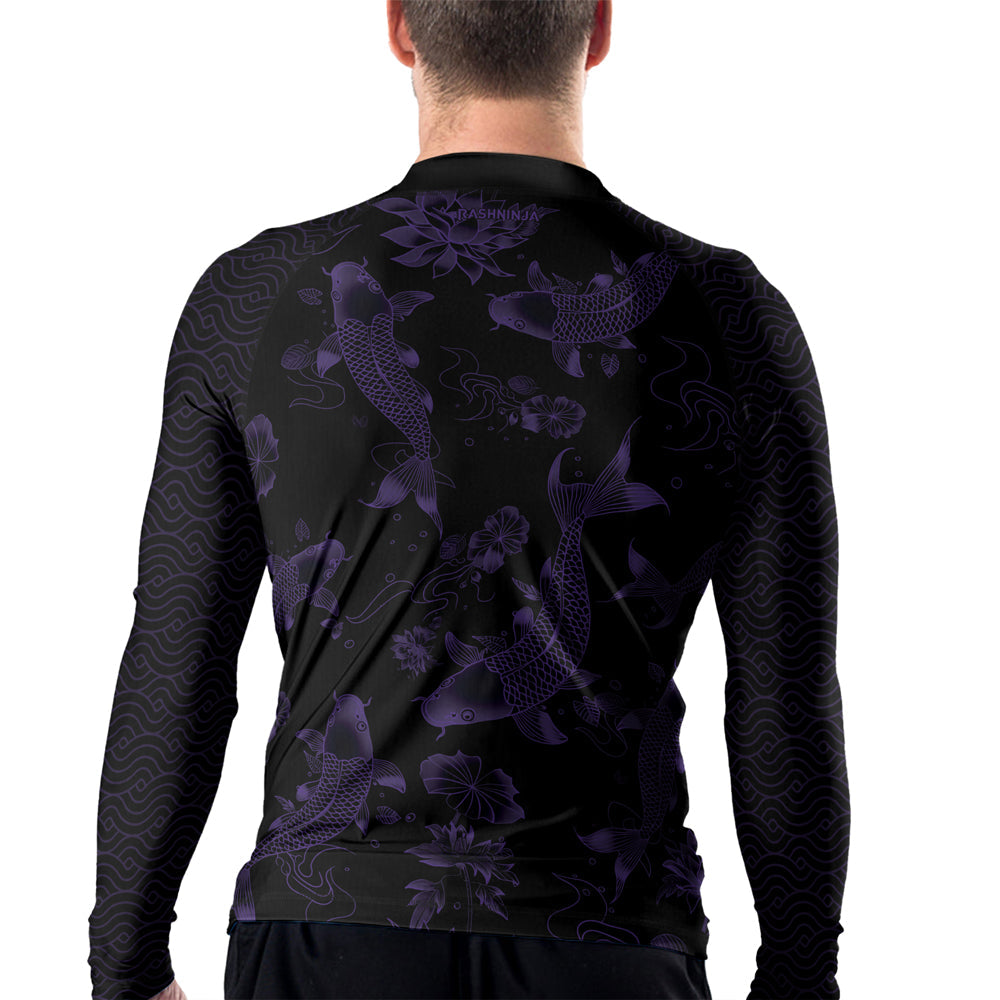 Rashninja Samurai Koi Valor Men's Long Sleeve Rash Guard