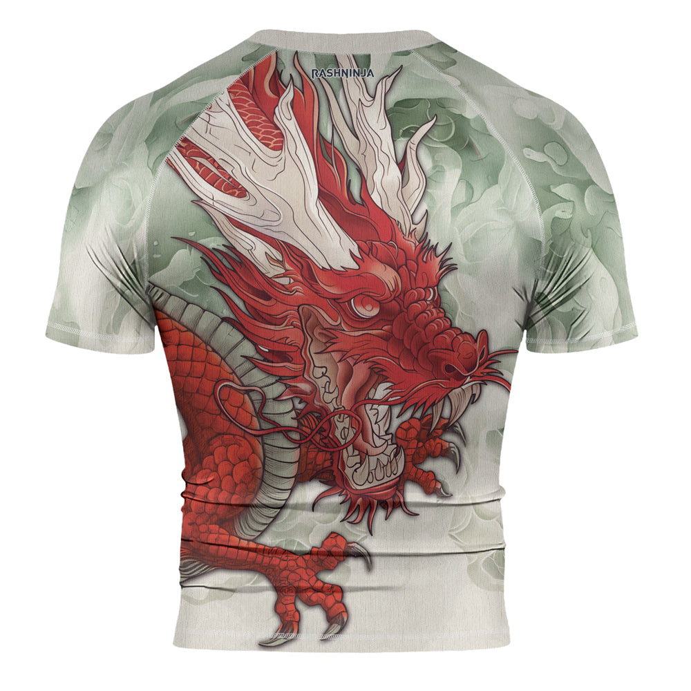 Rashninja Dragon Storm Sovereign Men's Short Sleeve Rash Guard