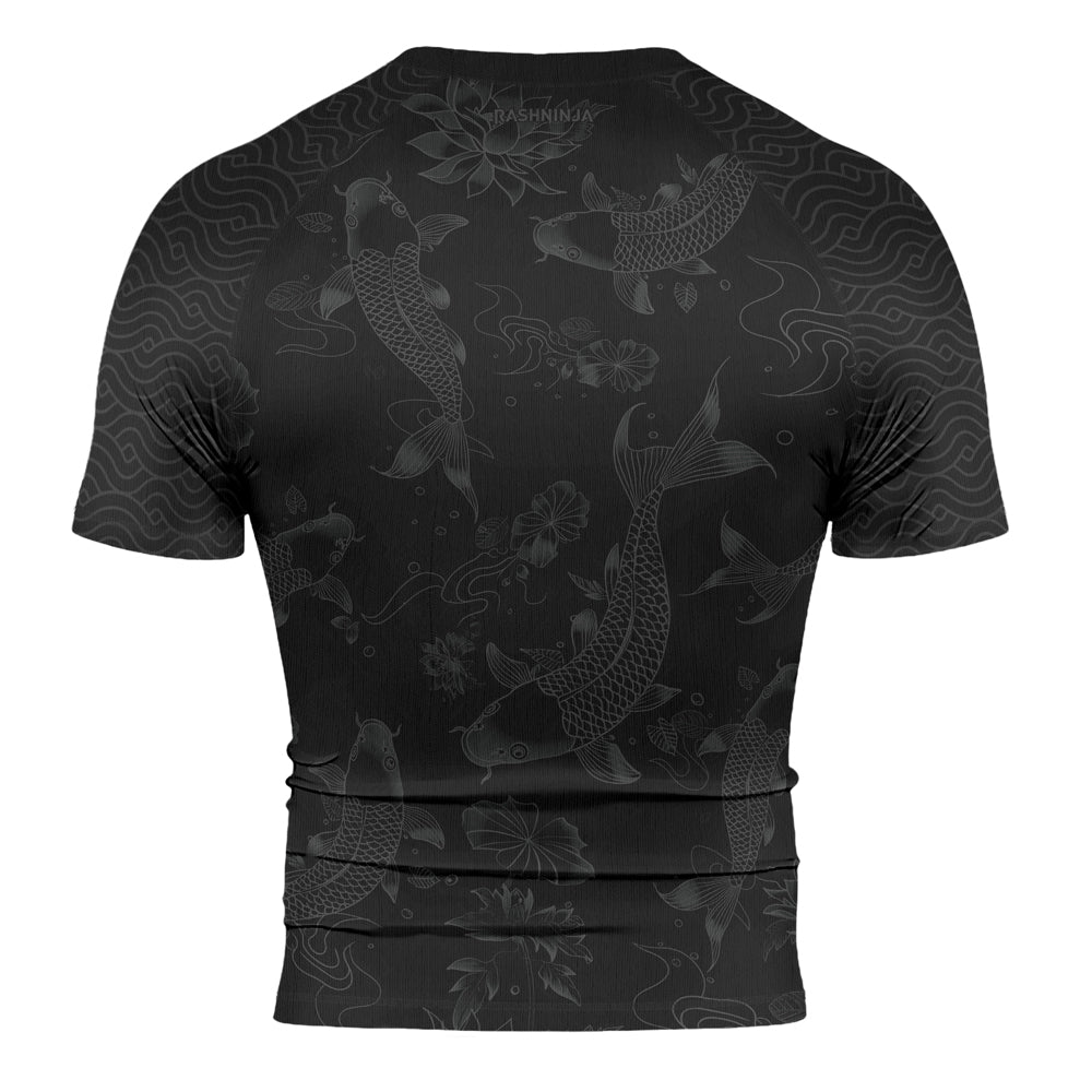 Rashninja Samurai Koi Valor Men's Short Sleeve Rash Guard