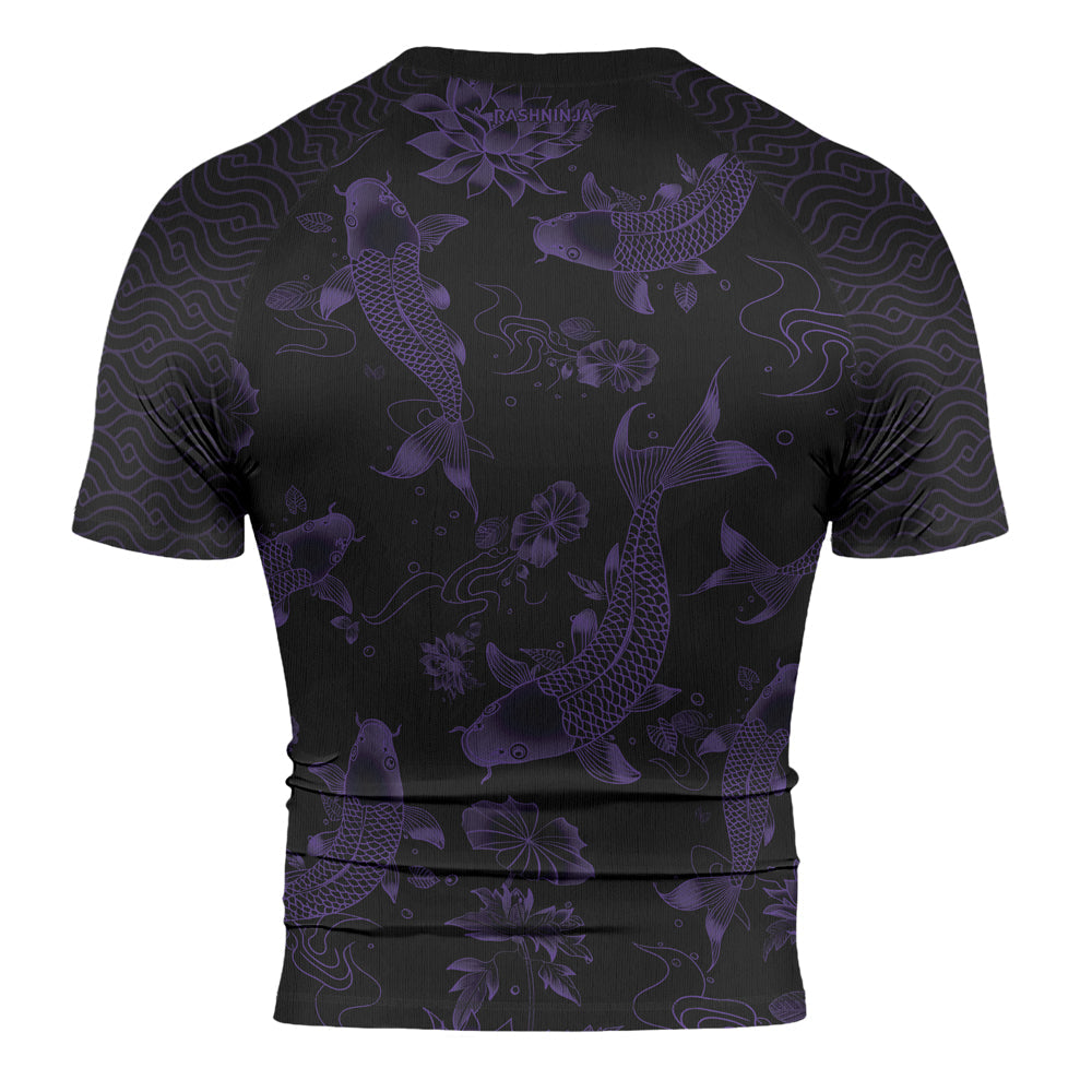 Rashninja Samurai Koi Valor Men's Short Sleeve Rash Guard