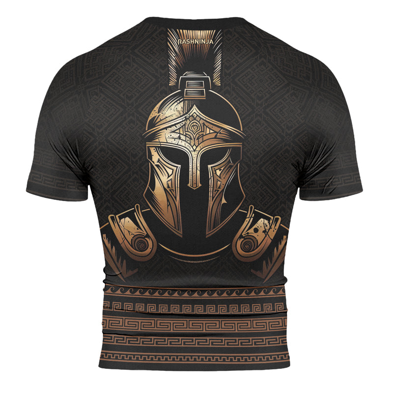 Rashninja Spartan Warrior Forge Men's Short Sleeve Rash Guard
