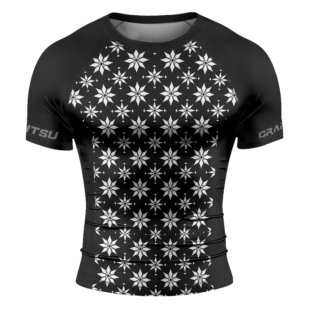 Rashninja Camouflage Black Fusion Men's Long Sleeve Rash Guard
