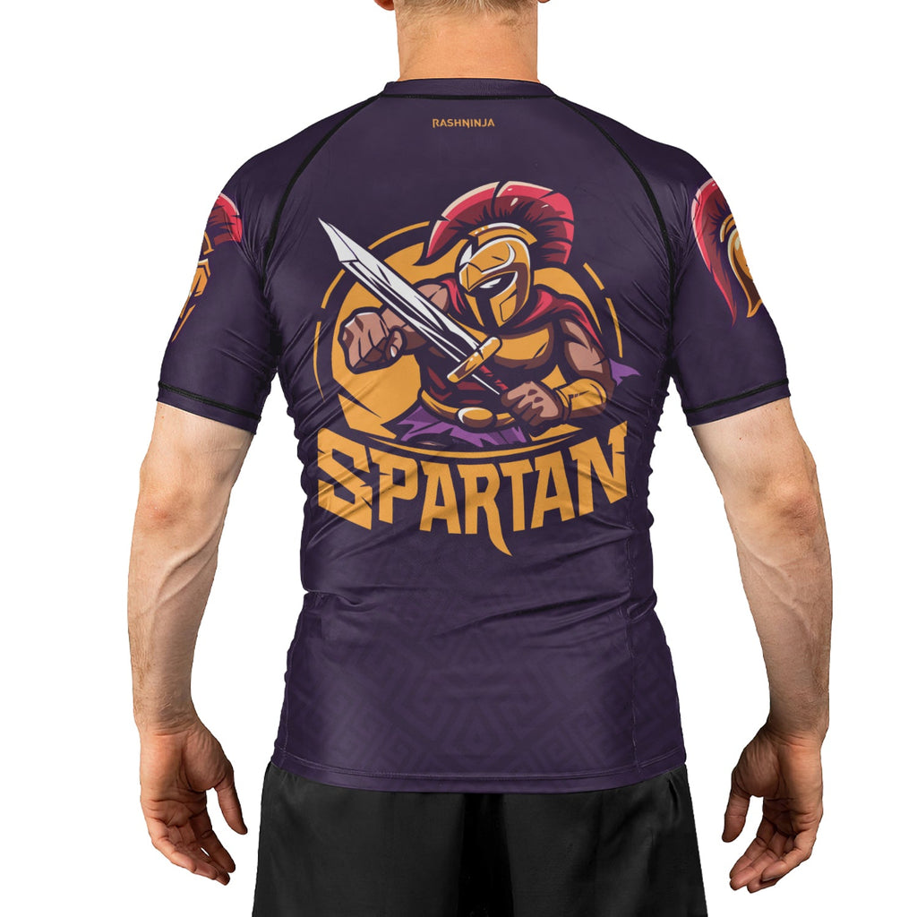 Rashninja Spartan Defender Men's Short Sleeve Rash Guard